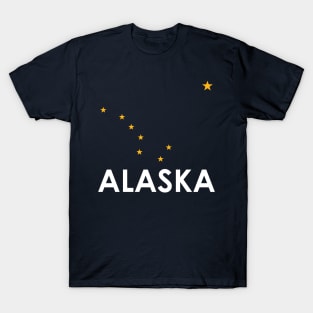 Travel Alaska Flag Stars T-Shirt